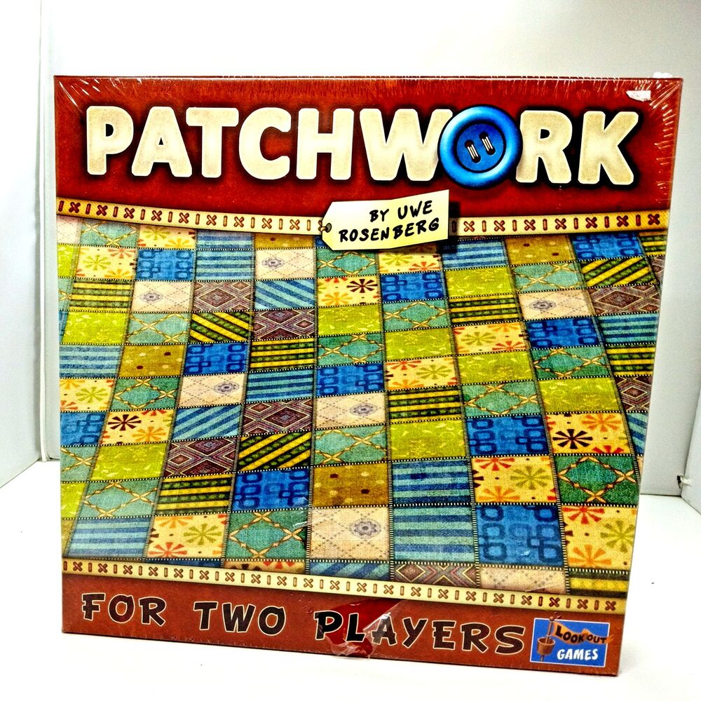 PATCHWORK Board Game For Two Players by Lookout Games NIB Germany